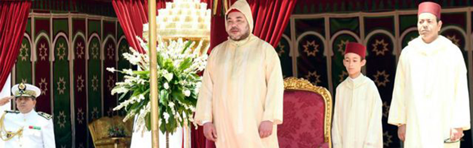 Le roi Mohammed VI du Maroc