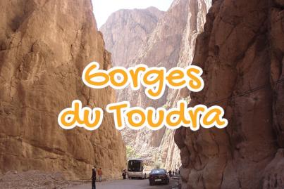 gorges, du, toudra, tinghir, maroc
