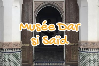 musee, dar, si, said, marrakech, maroc