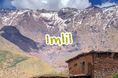 village, imlil, maroc