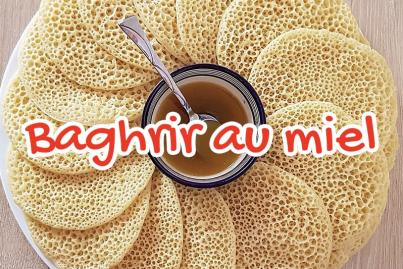 Baghrir au miel