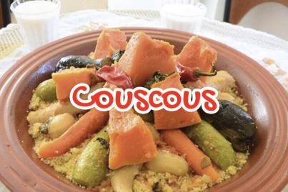 Couscous marocain à l'agneau et ses légumes