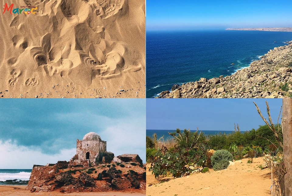 cap bedouza beach maroc tourisme pavillon bleu