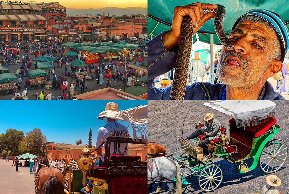 place jemaa el fna attraction tourisme marrakech maroc