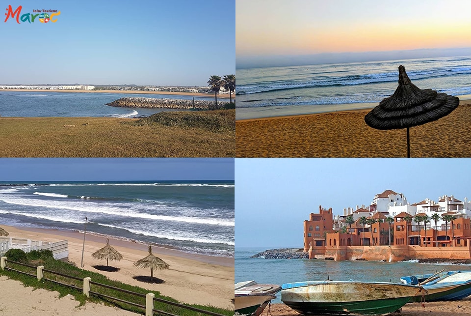 plage bouznika beach maroc tourisme pavillon bleu