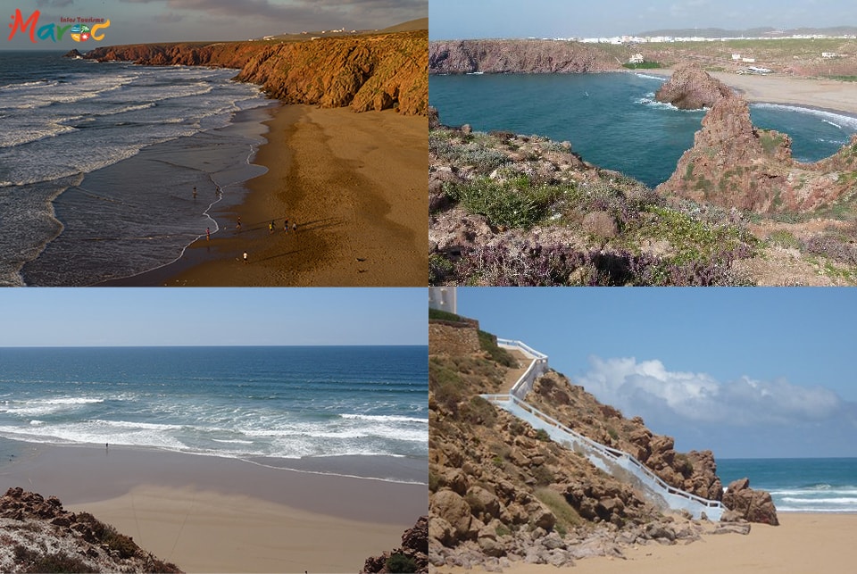 plage imin tourga tourisme travel beach pavillon bleu maroc