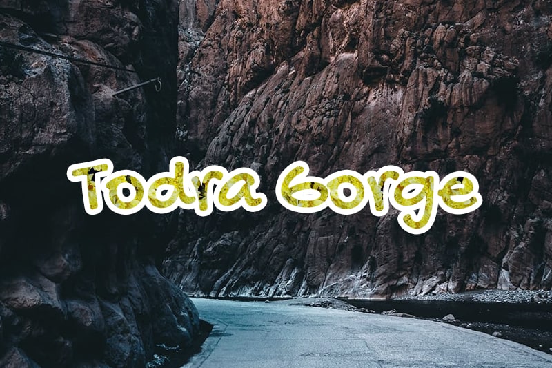 gorges, du, toudra, ouarzazate, morocco